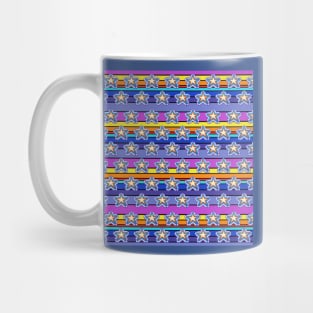 Rainbow Stars and Stripes Mug